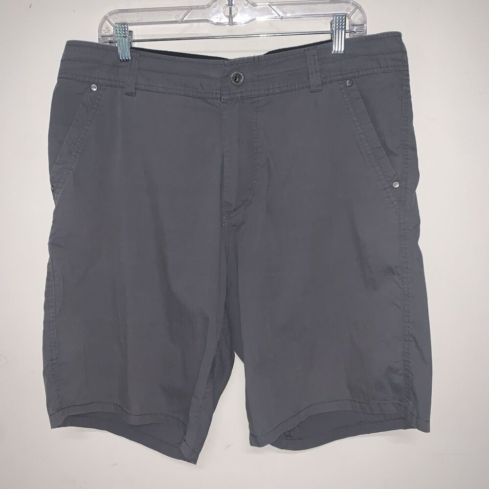 Kuhl Renegade Shorts Mens 36 Gray Outdoor Hiking Camping Cargo Style 5133 -10”